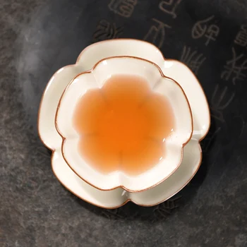 |Cerâmica barra de ferro de artesanato mestre copa xícara de chá pequena xícara de chá de bacia, kung fu conjunto de chá exemplo de xícara de chá de copa